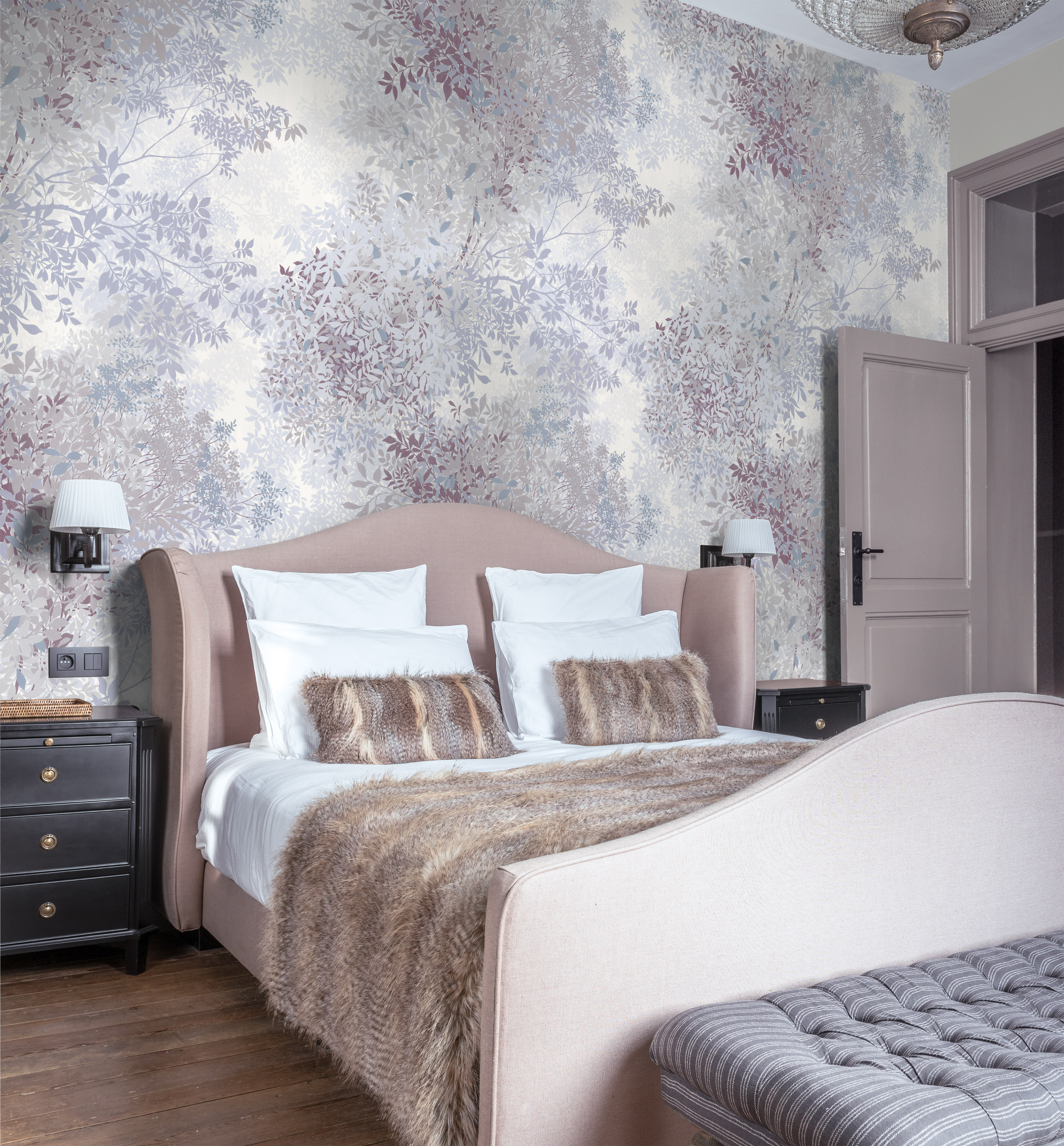 Панно Loymina Пейзаж Парк ART9 007 3×3 фото в интерьере